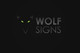 Imej kecil Penyertaan Peraduan #158 untuk                                                     Logo Design for Wolf Signs
                                                
