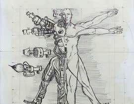 #6 untuk Vitruvian man stilyzed illy=ustration oleh renlopez21