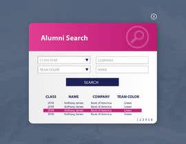 #8 cho Design Simple Alumni Lookup Website Mockup bởi mihainovac