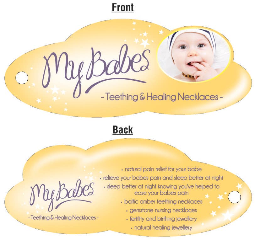 Contest Entry #48 for                                                 Print & Packaging Design for My Babes Teething & Healing Necklaces
                                            