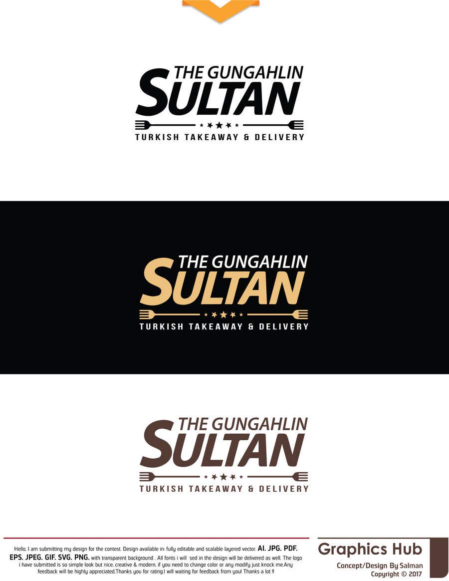 Proposta in Concorso #396 per                                                 Logo for The Gungahlin Sultan
                                            