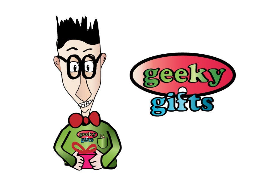 Tävlingsbidrag #373 för                                                 Logo Design for Geeky Gifts
                                            