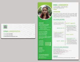#100 para Print design for my CV and business card por mamun313