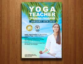 #63 for New flyer for our Yoga Teacher Training course (A3 or A4 format) by sairalatief