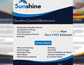 #40 for Design Amazing Flyer for General Maintenance Company by rhrvirus