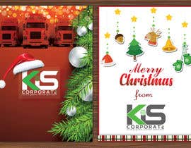 #21 for Design a Christmas card with our company logo and Christmas theme on the front  and Merry Christmas on the inside. -- 2 by shrabanty