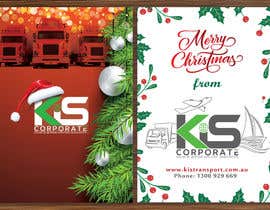 #44 for Design a Christmas card with our company logo and Christmas theme on the front  and Merry Christmas on the inside. -- 2 by shrabanty