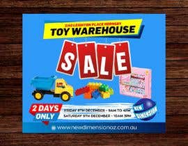 #178 for Design a web banner advertisement to advertise a warehouse sale. I need finished artwork as per specification by close of business  today November 30th. by jamiu4luv