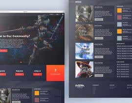 #19 Design a Fantasy Game Website (PSD) - Homepage Only részére SimonT1980 által