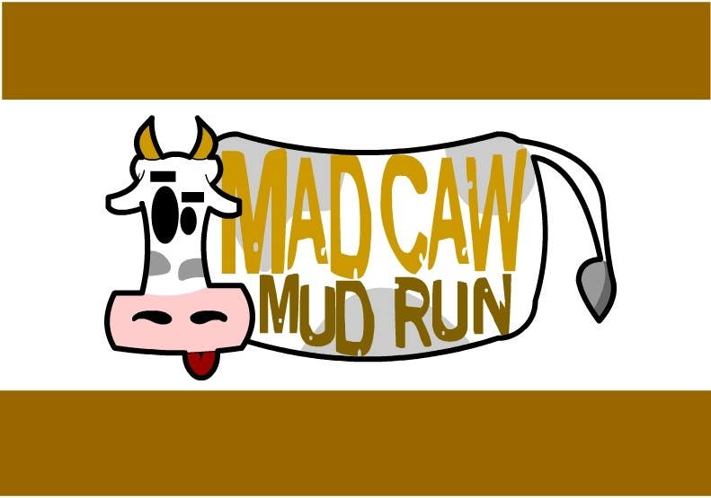 Kilpailutyö #88 kilpailussa                                                 Logo Design for Mad Cow Mud Run
                                            