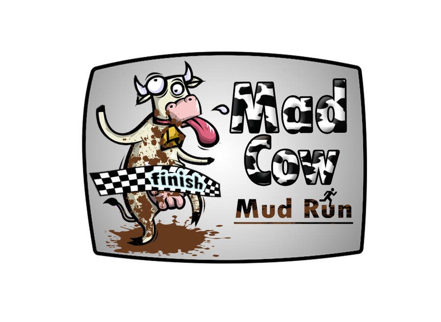 Kilpailutyö #102 kilpailussa                                                 Logo Design for Mad Cow Mud Run
                                            