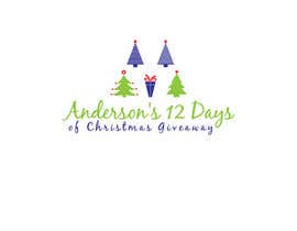 #34 cho Design a Logo for &quot;Anderson&#039;s 12 Days of Christmas Giveaway&quot; bởi kkr420