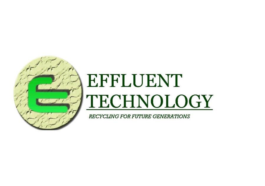 Penyertaan Peraduan #113 untuk                                                 Logo Design for Effluent Technology
                                            