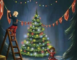 #6 for Cute Original Character Christmas Illustration av zenzalart4