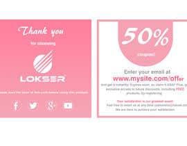 #15 สำหรับ Design a beautiful packaging insert for lokser brand โดย peter91assic