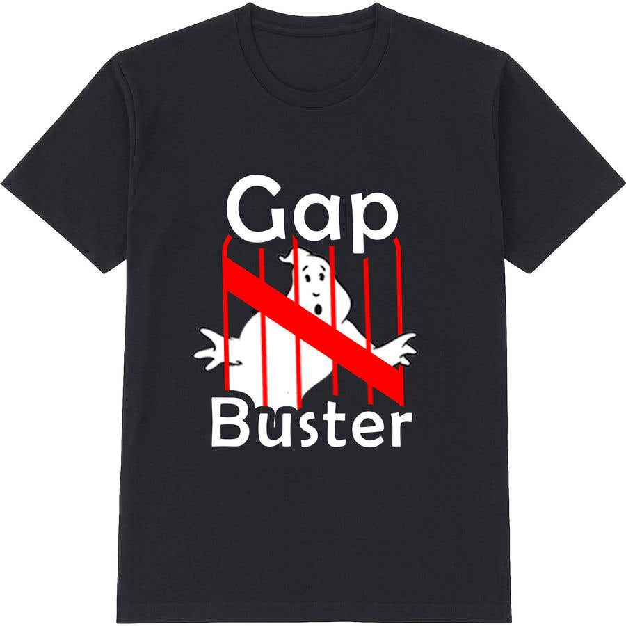 Penyertaan Peraduan #103 untuk                                                 GAP BUSTER Logo T-shirt design
                                            
