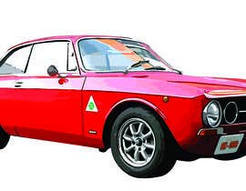 #25 for Need an illustration of an Alfa Romeo GTV (Gran Turismo Veloce) from the late 1960s or early 1970s by enymann