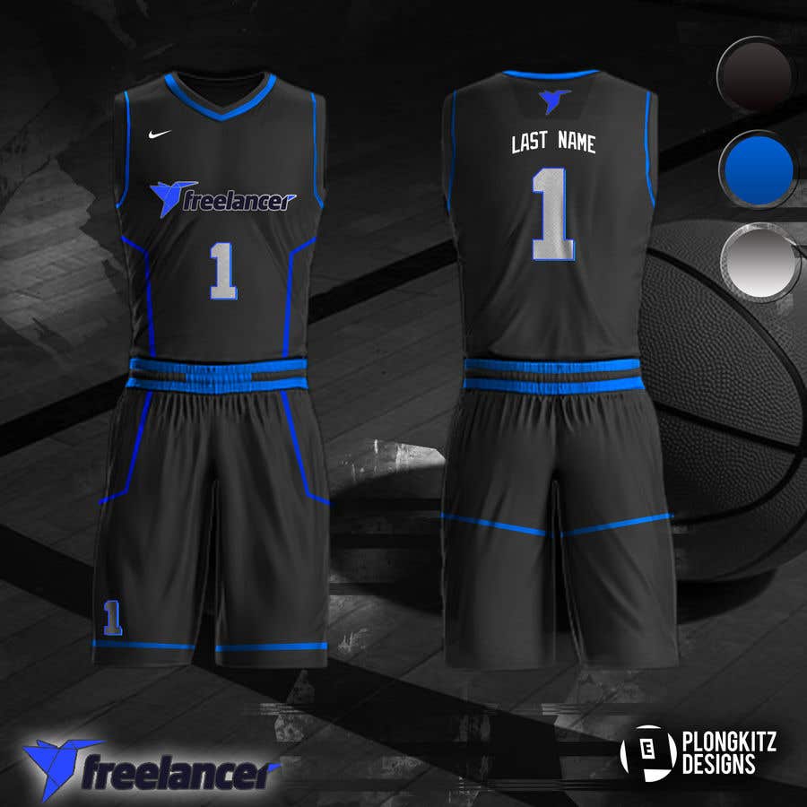 basketball jersey design gray and blue