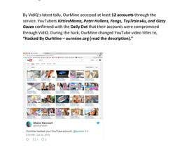 #7 for Compile a list of 5 Youtubers whose youtube account were hacked by AsmShadow