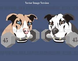 #2 for Cartoon Image of 2 Pitt Bulls with Dumbbell in Mouth by pixelnator