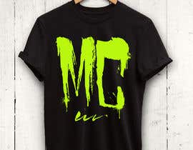 #84 MC Painted Letters Shirt Design részére rnog által