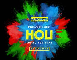 #88 for Design a logo for Indian Biggest Holi Festival 2018 by LagneshRorschach