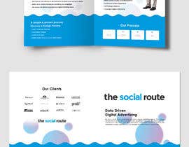#67 for Design a 8x10&quot; one page sales brochure for a digital marketing company &quot;The Social Route&quot; by sub2016