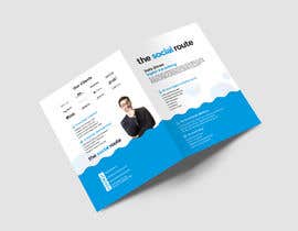 #85 for Design a 8x10&quot; one page sales brochure for a digital marketing company &quot;The Social Route&quot; by sub2016