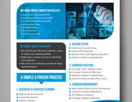 #87 for Design a 8x10&quot; one page sales brochure for a digital marketing company &quot;The Social Route&quot; by Pixelgallery
