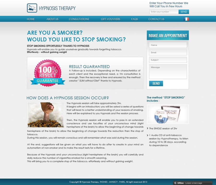 Contest Entry #24 for                                                 Website Design for EMERGENCY HYPNOSIS
                                            