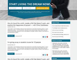 smartyogeeraj tarafından Design a Website Mockup for personal blog, landing page and blog page için no 1