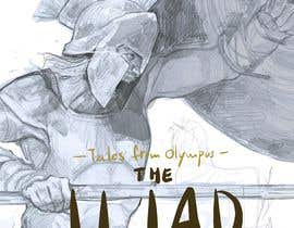 #62 για Illustration of cover page for a Greek Mythology e-book entitled “The Iliad” with provisional subtitle “The fall of Troy” από Gunacidus
