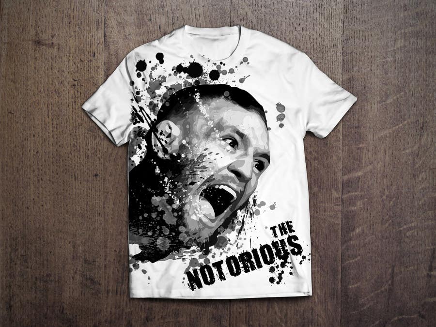 Proposition n°19 du concours                                                 Design a T-Shirt for Conor McGregor
                                            