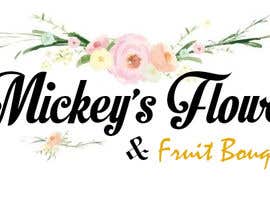 Nambari 378 ya Mickey&#039;s Flowers Logo na iedayufreelance