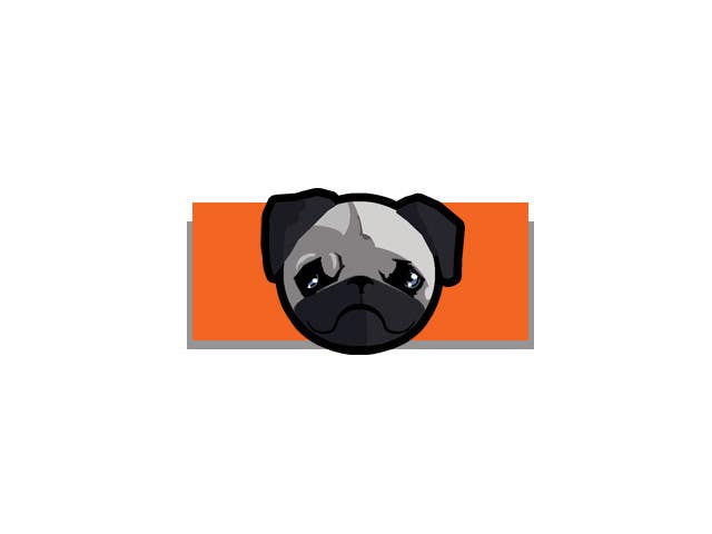Wettbewerbs Eintrag #110 für                                                 "Pug Face" logo for new online messaging service
                                            