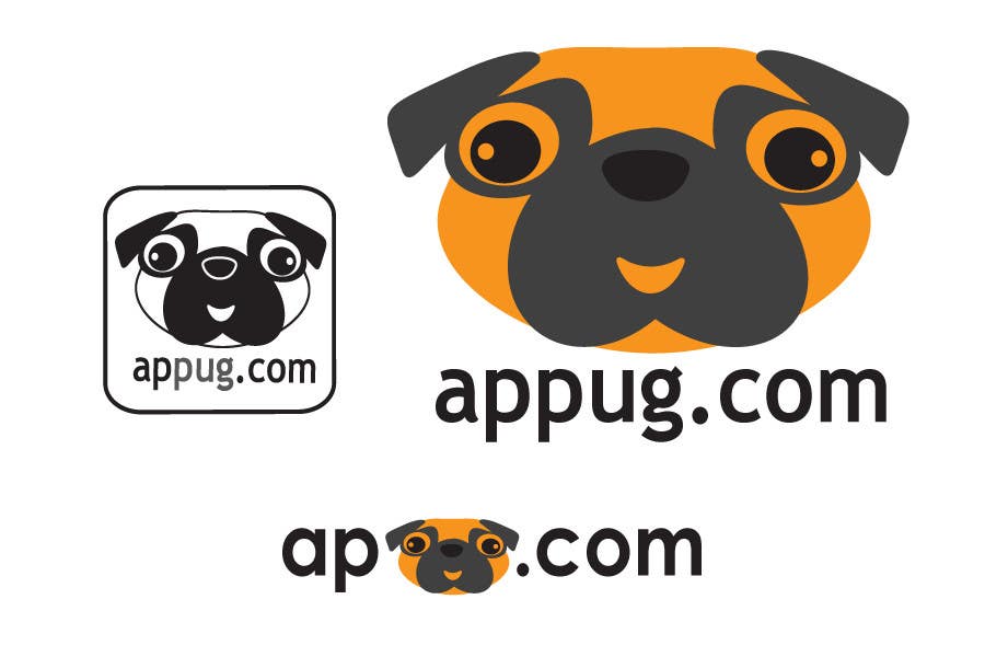 Příspěvek č. 80 do soutěže                                                 "Pug Face" logo for new online messaging service
                                            