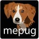 Tävlingsbidrag #116 ikon för                                                     "Pug Face" logo for new online messaging service
                                                