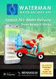 Konkurrenceindlæg #32 billede for                                                     Design Flyer for Water Delivery Mobile App A4 Size
                                                
