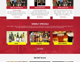 #27 for Design a Website Mockup for Liquor Store av WebCraft111