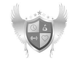 #2 para I have attached a couple examples, but need a logo of a sheild split into four areas (time, money, health and love) with 7 stars evenly distributed along the outside. Color of the sheild be silver por Schary