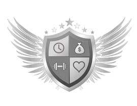 #15 I have attached a couple examples, but need a logo of a sheild split into four areas (time, money, health and love) with 7 stars evenly distributed along the outside. Color of the sheild be silver részére Schary által