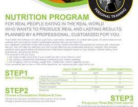 #8 for Flyer for A Nutrition Program Service by maneasergiu