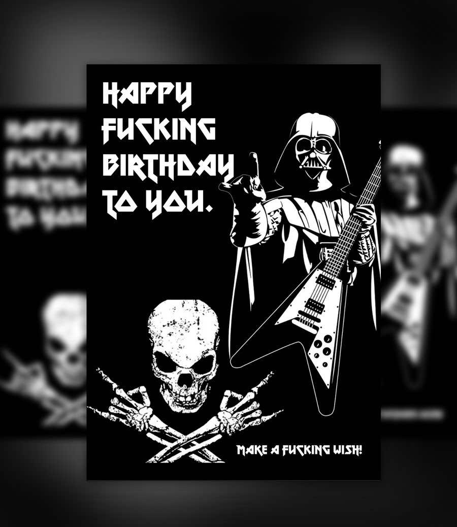 Entry #11 by smileless33 for Birthday Card, heavy metal style | Freelancer