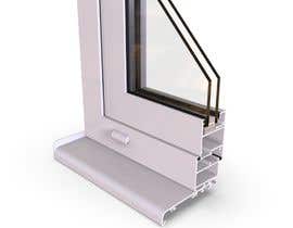 #7 para Rendering of Aluminium Window Corner Section de ceanet