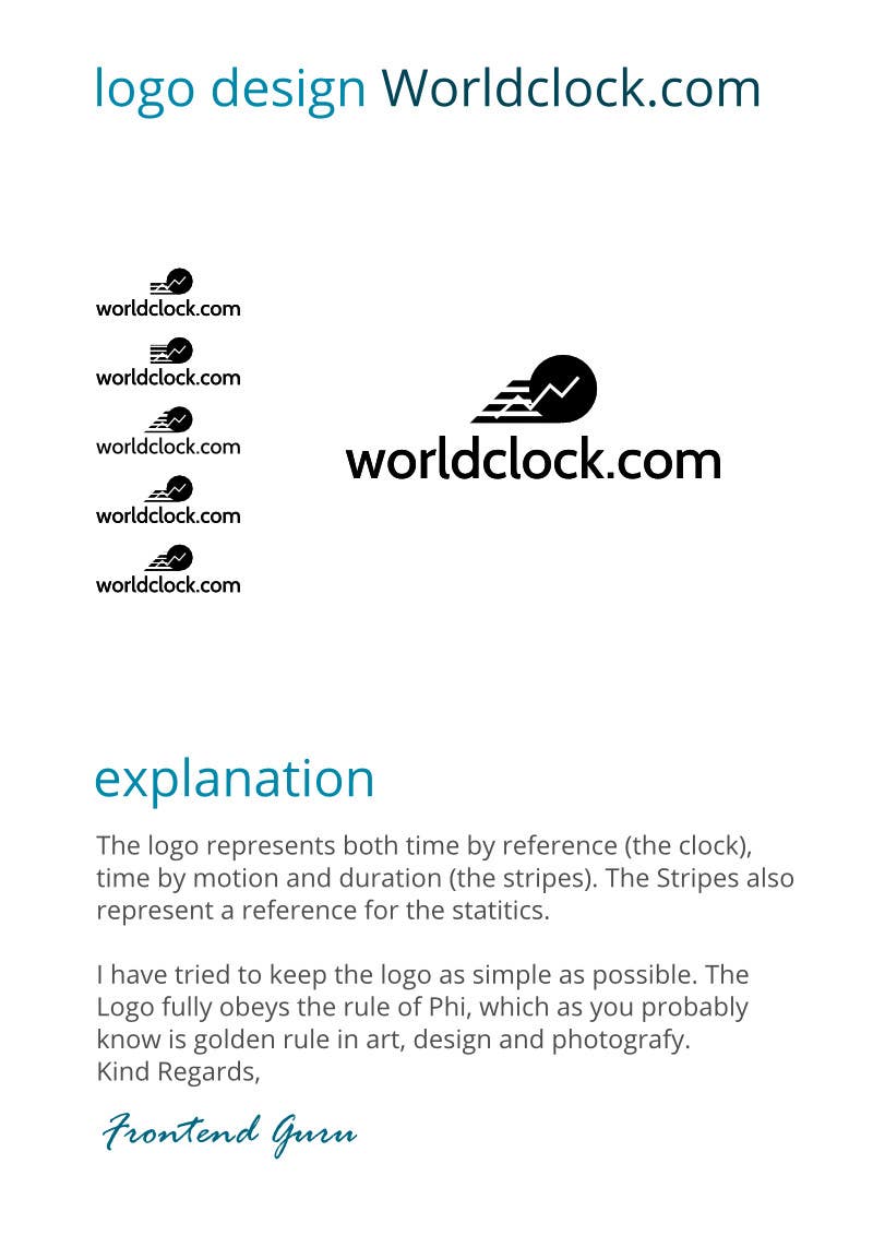 Proposition n°28 du concours                                                 Logo Design for WorldClock.com
                                            