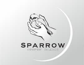 #48 para I need a logo done for a kids film studio called Sparrow Keeper Studios.
The logo should feature a small, sweet sparrow being held in a human hand, preferably a child’s hand. It needs to include the name as well. de misshugan