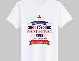 #57 สำหรับ Design USA Indipendence day, image who will be printed on a Tshirt โดย Shakkhor32