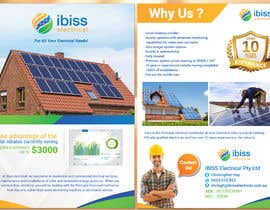 #39 for Design me a single page back &amp; front advertisement pamphlet for my solar installation company by adidoank123