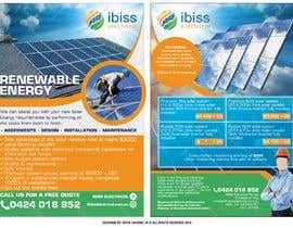 #46 for Design me a single page back &amp; front advertisement pamphlet for my solar installation company av kimuchan