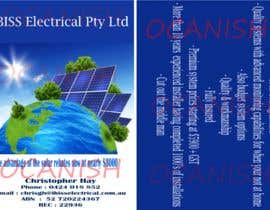 #8 for Design me a single page back &amp; front advertisement pamphlet for my solar installation company by ocanish